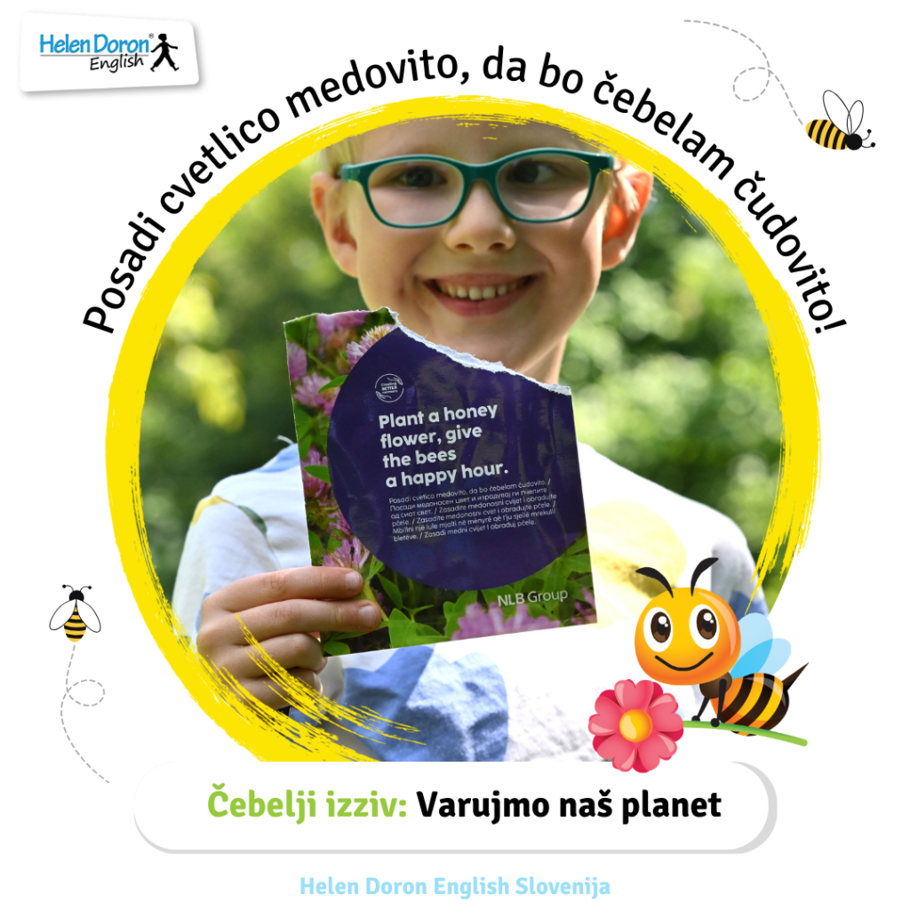 Cebelji izziv pri Helen Doron English